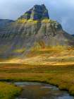 Iceland. Keldudalur and Gjalpardalur in Dyrafjordur during autumn. Art Print